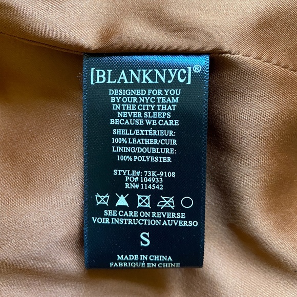 BLANK NYC Genuine leather jacket - Picture 2 of 3